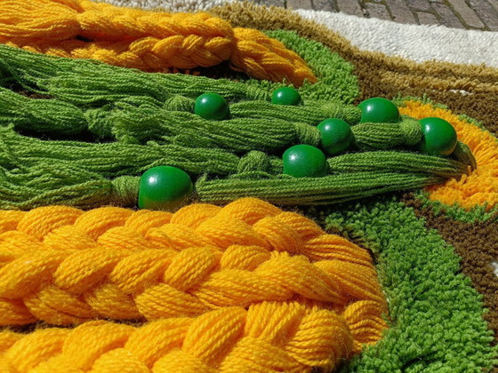 Image 1 of Arazzo psichedelico vintage anni '70 smyrna