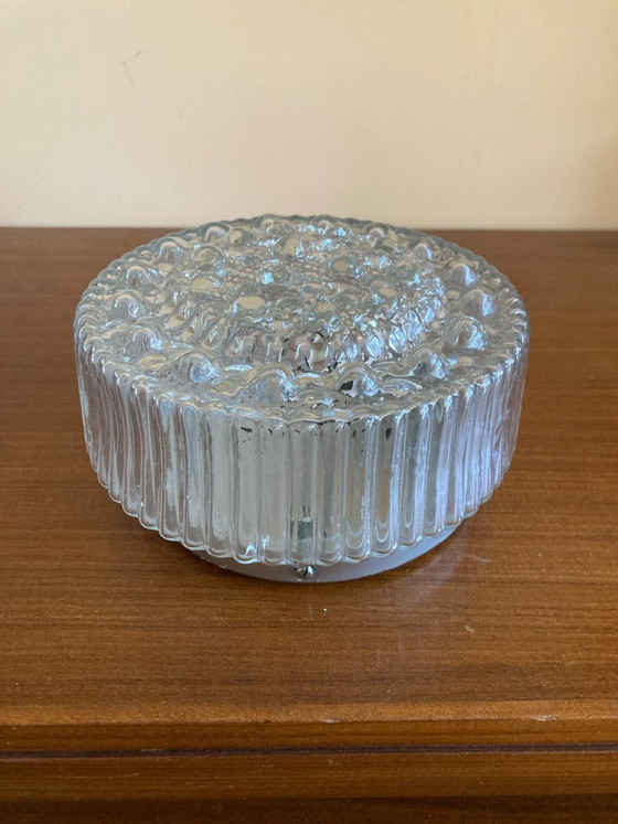 Hustadt Leuchten bubble glass ceiling or wall lamp, Ceiling lights, Metal, Silver (photo 5 of 13)