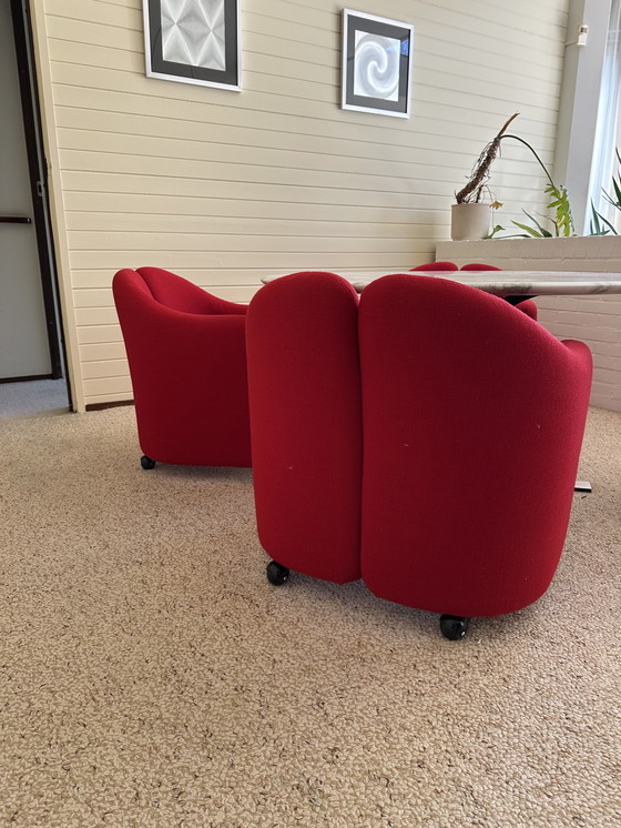 Image 1 of Set di 4 poltrone PS142, Eugenio Gerli per Tecno