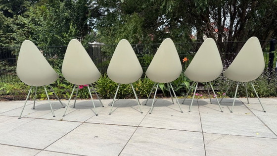 Image 1 of 6 original Fritz Hansen Drop Chairs, model 3110