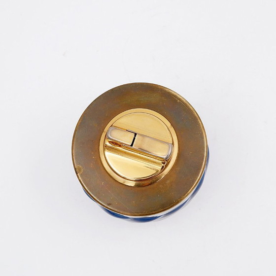 Image 1 of Ceramic and brass lighter by Tommaso Barbi, Italy, 1970s
