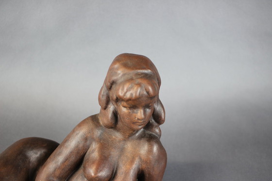 Image 1 of Grande statuetta di Act di Bohumil Kokrda, Cecoslovacchia, anni '80