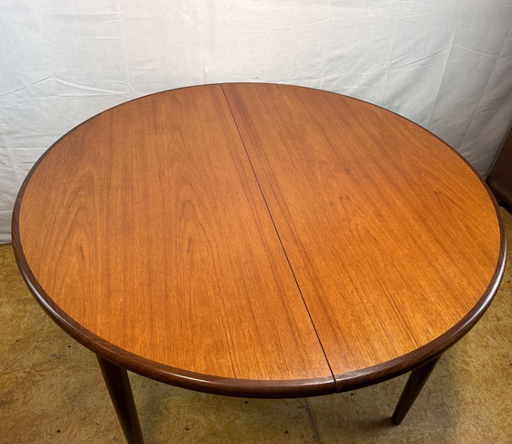 Image 1 of Mid Century Retro Vintage Teak Round Dining Table G-Plan 1960-1970 British Design Classic
