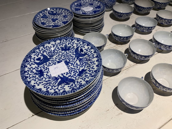 Image 1 of Vasellame blu giapponese (cinese), ampia collezione