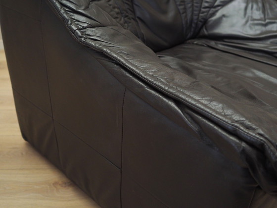 Image 1 of Leren fauteuil, Italiaans ontwerp, jaren 1960, Productie: Italië