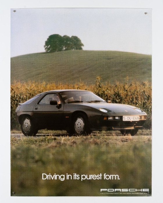 Image 1 of Porsche Driving allo stato puro – 1979 – Poster originale Porsche vintage di Werbeagentur Strenger – Vintage – 102x76 cm