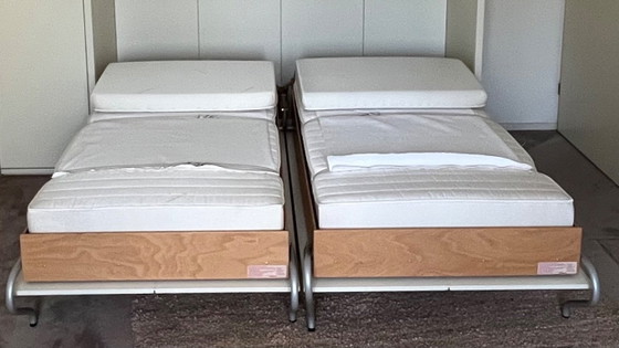 Image 1 of Cama plegable Hülsta para 2 personas con armario