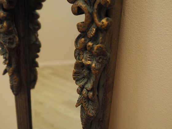 Image 1 of Mirror in a wooden frame, Italian design, 1960s, manufactured in Italy