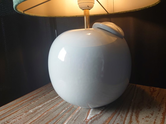 Image 1 of Vintage Herda table lamp "Apple" made of ceramic