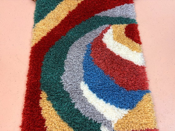 Image 1 of Tufted wall rug from the 1970s