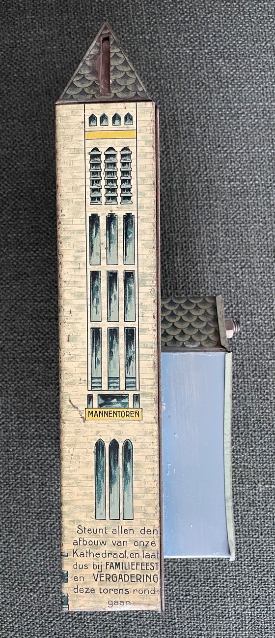 Image 1 of St.-Bavo-Kathedrale, Sparschwein aus Blech