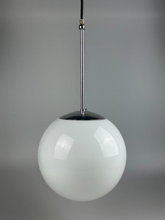 Image 1 of 60s 70s lamp ball lamp hanging lamp glass ceiling lamp space age design