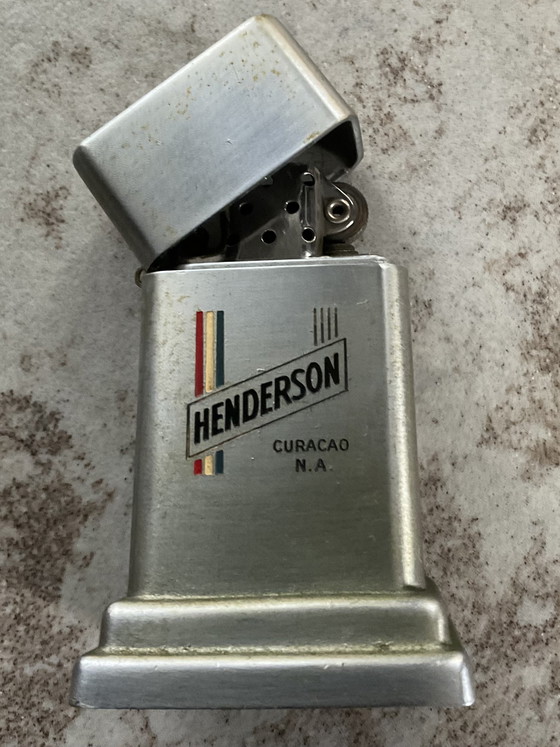 Image 1 of Zippo Barcroft no. 4 tafelaansteker en 2 Zippo replica’s