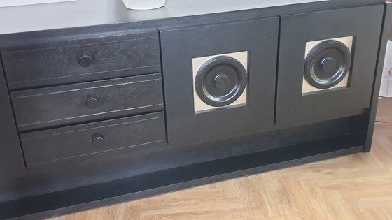 Image 1 of Brutalist sideboard in De Coene style from the 1970s.