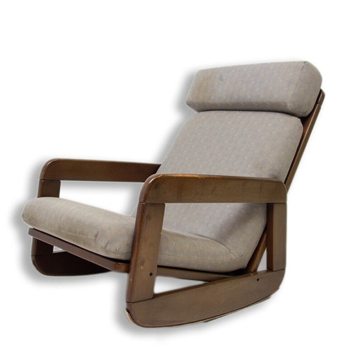 Mid Century rocking chair Czechoslovak 1960s