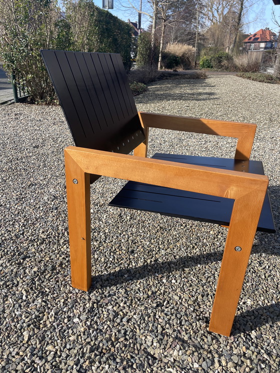 Image 1 of Slit Chair - Bernt Petersen voor Carl Hansen Denemarken.