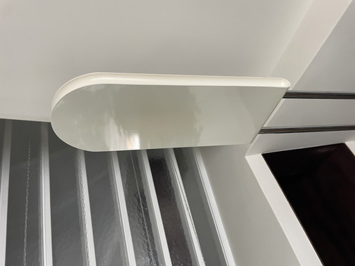 Lampada da terra White Gesto di Bruno Gecchelin – vloerlampen, Marble, Metal (photo 2 of 5)
