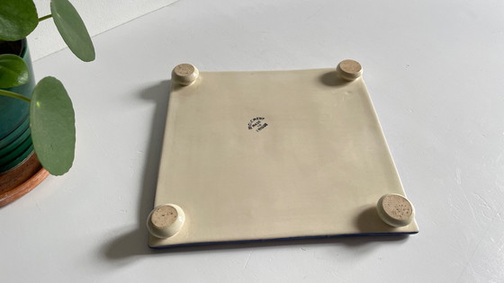 Image 1 of Sottobicchiere in ceramica con puntini St Clément VINTAGE