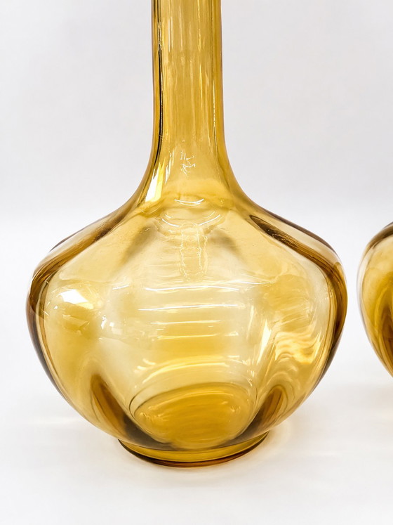 Image 1 of Carafes antiques françaises « George Sand » – Cristallerie de Portieux – ca. 1900