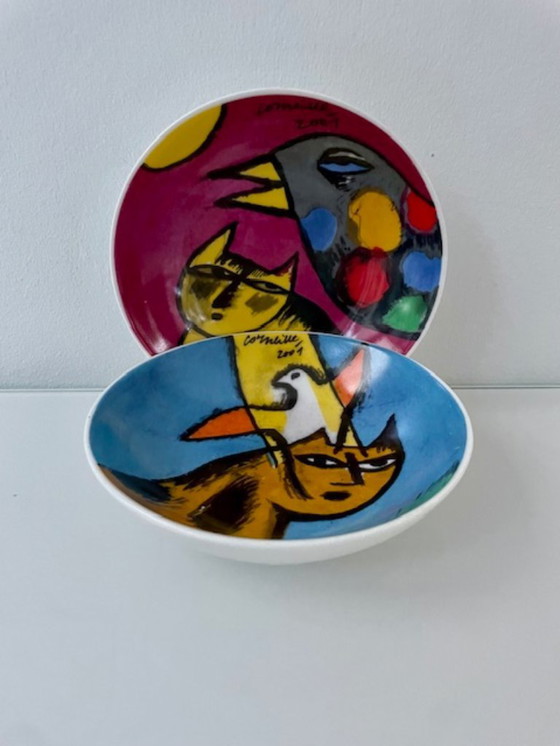 Image 1 of Set van 2 keramische kommetjes Corneille