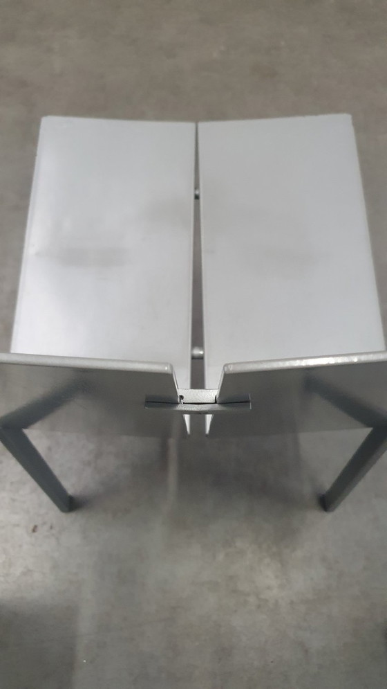 Image 1 of 6x Frans van Praet vintage stoelen belgo chrom 2000s minimalistisch design