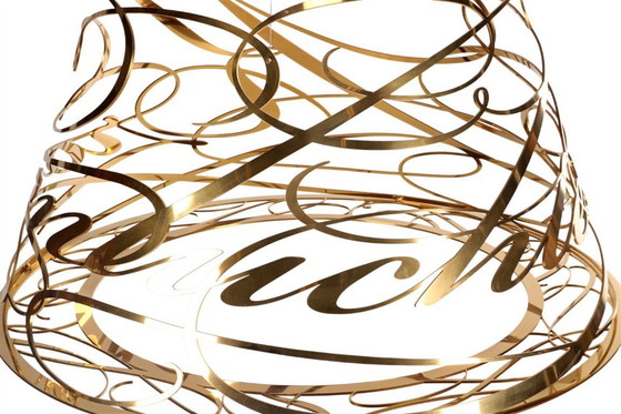 Image 1 of Jacco Maris Idée Fixe chandelier design gilded brass