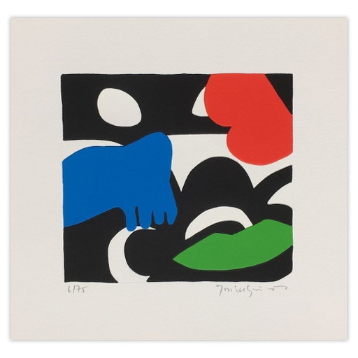 José De Guimaraes signierter Siebdruck Mimésis III 2006 – lithos zeefdrukken, Paper
