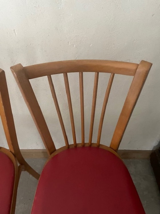 4 Sedie BAUMANN – Sedie da pranzo, Wood (photo 3 of 5)