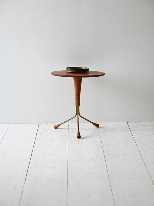 Vintage Scandinavian teak coffee table, 1950s/60s