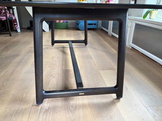 Stellar Works Mandarin Esstisch, Esstische, Metall, Holz, Schwarz (Foto 2 von 11)