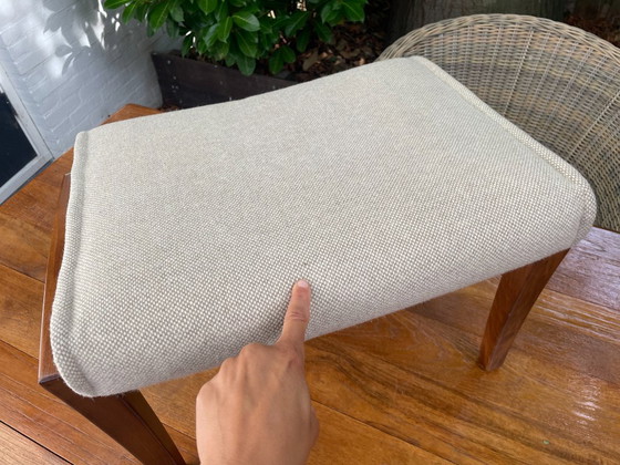 Farstrup Mobler Deense Voetenbank Pouf – Hockers en poefs, Textile, Wood (photo 14 of 16)