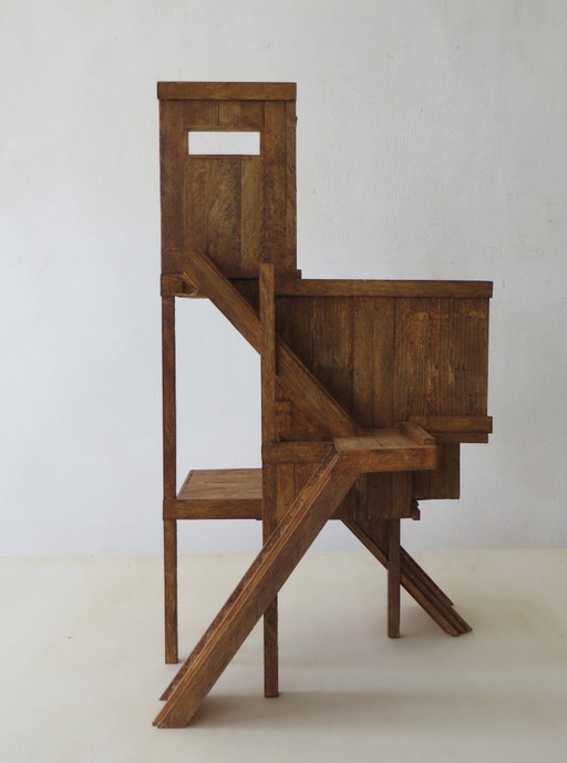 Eric van Solm - ´Die Existenz´ – beeldhouwkunst, Wood (photo 2 of 10)