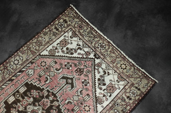 Image 1 of Vintage Hand-Woven Middle Eastern Oriental Hamadan Rug, 1960s