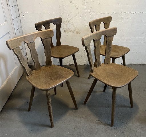 4x Mid - Century chairs
