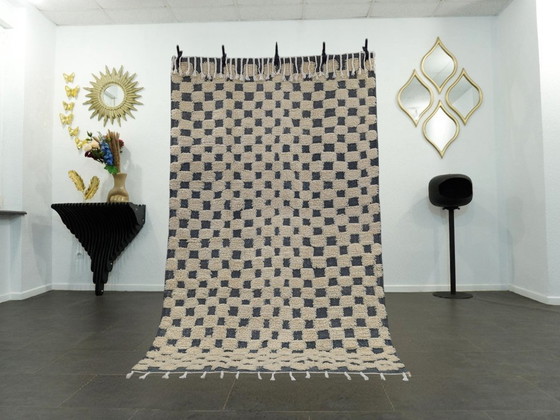 Image 1 of Berber Rug - 261 cm x 153 cm - white and gray Wool