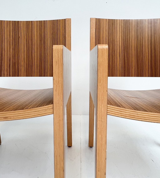Ensemble de 2 chaises design par D+G Designers Amsterdam, années 1990