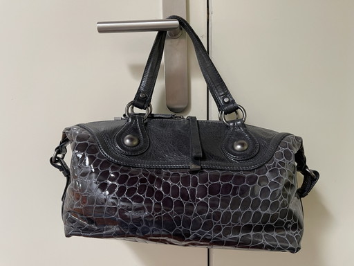 Bolso Vintage de Cuero Francesco Biasia