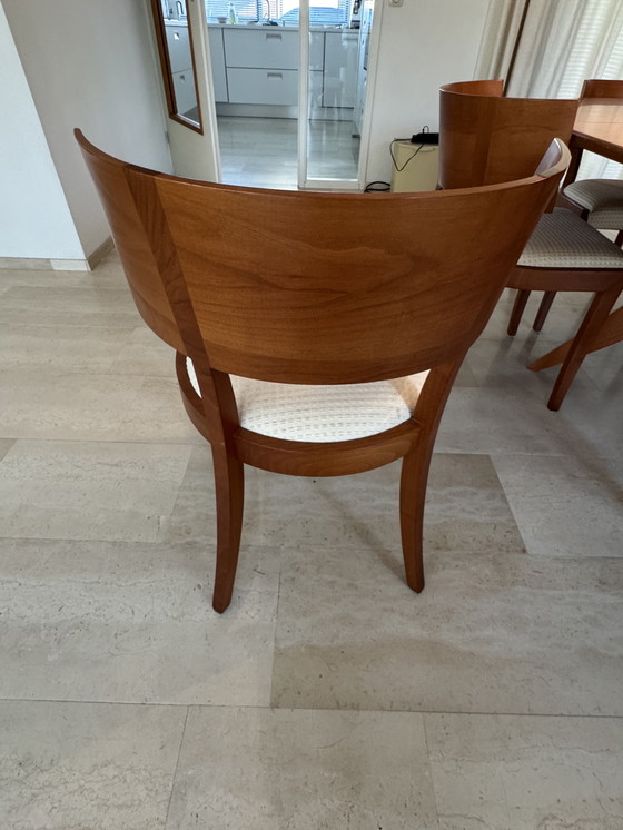 Image 1 of Tonon Dining Table with Insert Top + 6 Chairs