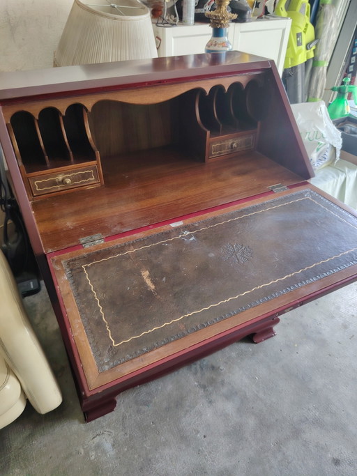 Escritorio de madera maciza