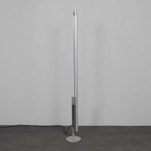 Postmoderne trapeziumvormige vloerlamp van Erwin Egli voor RIBAG, Zwitserland, 1995