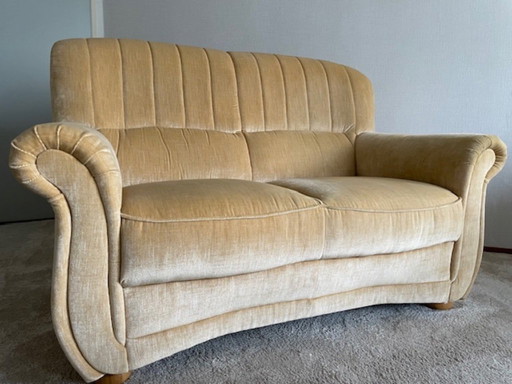 2 X vintage 2 seater sofas