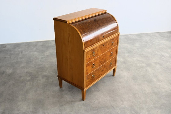 Image 1 of vintage Zweedse secretaire 