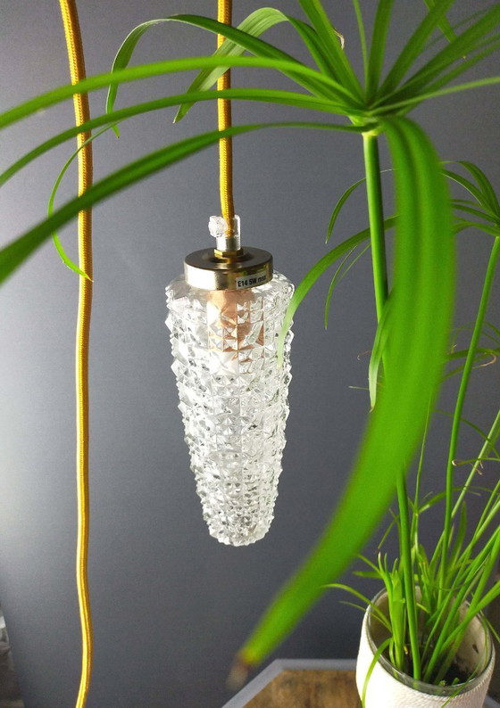 Image 1 of Lámpara portátil con forma de espiga de trigo de cristal
