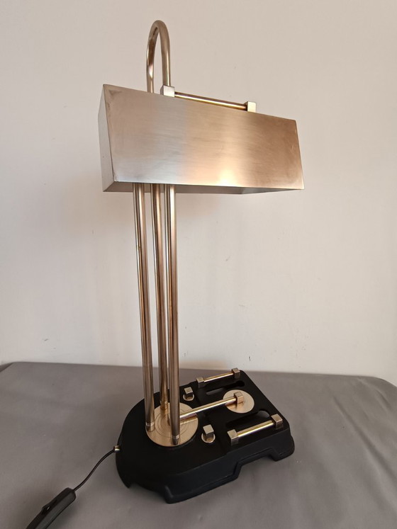 Image 1 of Lampe de table Bauhaus, prototype - Londres 1931. Design de Marcel Breuer ?
