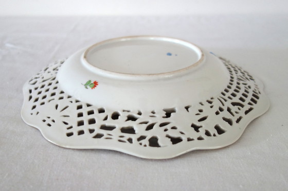 Image 1 of Rares Assiettes Décoratives Murales Porcelaine Herend, Hongrie Vers 1870