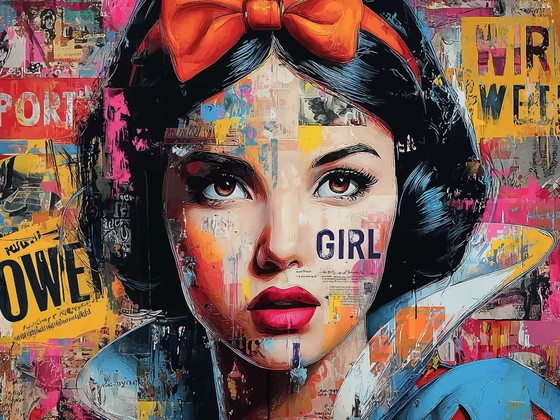 Image 1 of IPR GRAPH - Blancanieves / Dulce niña - Lienzo del artista