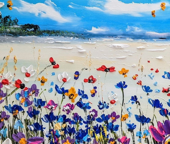 Image 1 of Evelina VINE - Tango de flores - Cuadro del artista