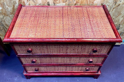 Vintage Maugrion chest of drawers from the 1980s