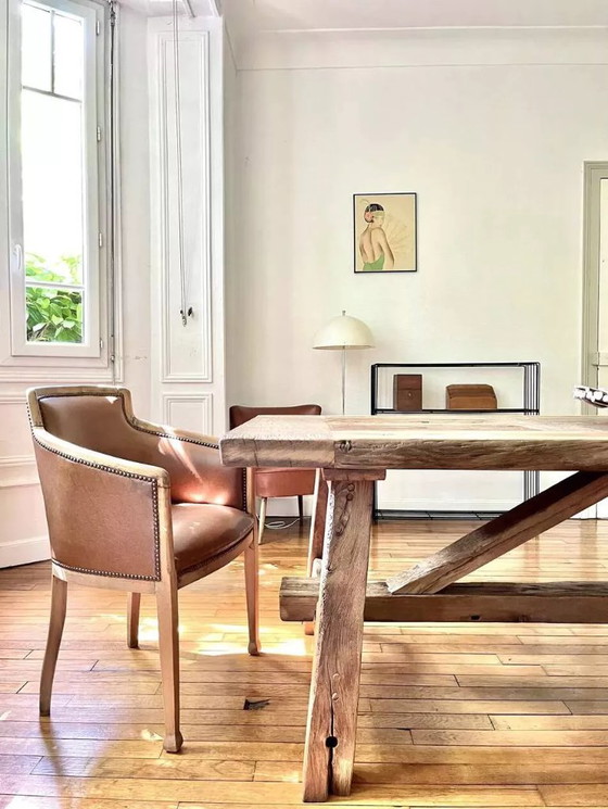 Image 1 of Solid old oak farmhouse table – TOWER 300 cm