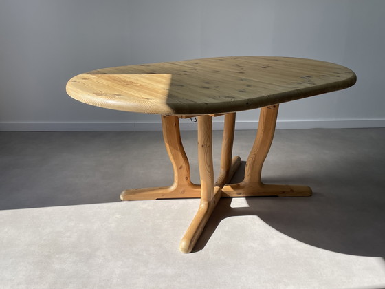 Image 1 of Extendable Scandinavian table in the style of Rainer Daumiller, Dyrlund, 1980s